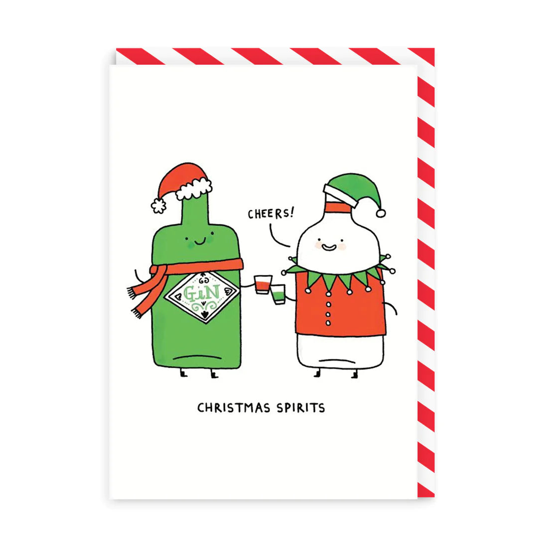 Vtipné vánoční přáníčko Christmas Spirits, A6